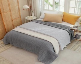 Покрывало хлопковое 46..265 7Я, 4610265, серый