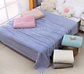 Покрывало махровое 22..316 7Я, 2208316, бежевый