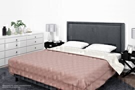 Покрывало ультрастеп однотонное полисатин Бояртекс, 15-1512, пыльная роза