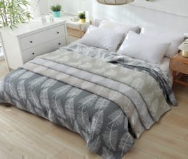 Покрывало хлопковое 46...089 7Я, 4610089, серый