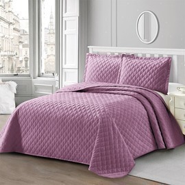 Покрывало велюровое Bravo (Браво), 7004-22, сиреневый