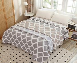 Покрывало хлопковое 46..312 7Я, 4608312, серый