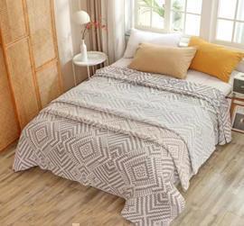 Покрывало хлопковое 46..283 7Я, 4610283, голубой