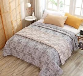 Покрывало хлопковое 46..297 7Я, 4610297, бежевый