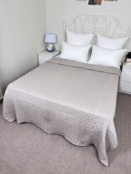 Покрывало хлопковое 46..348 7Я, 4610348, коричневый