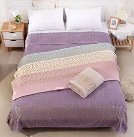 Покрывало махровое 22..97 7Я, 220897, сиреневый