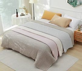 Покрывало хлопковое 46..158 7Я, 4610158, бежевый