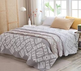 Покрывало хлопковое 46..235 7Я, 4610235, серый