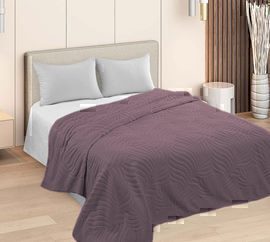 Покрывало махровое Жаккард 450гр. Узбекистан, лиловая дымка