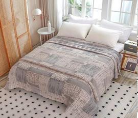 Покрывало хлопковое 46..305 7Я, 4610305, бежевый