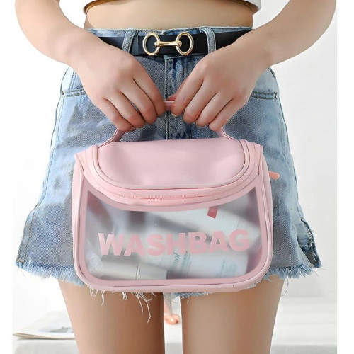 Водонепроницаемая дорожная косметичка COS-18 PINK