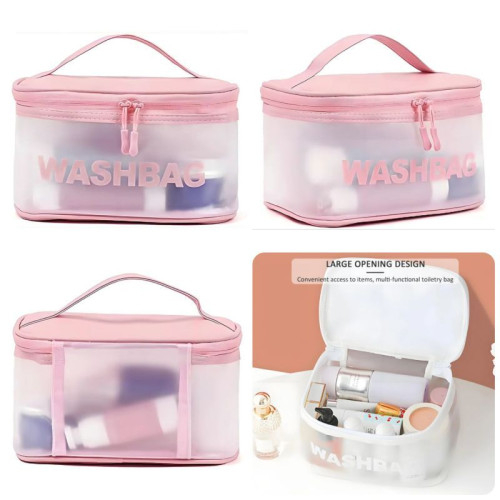 Водонепроницаемая дорожная косметичка COS-17 PINK