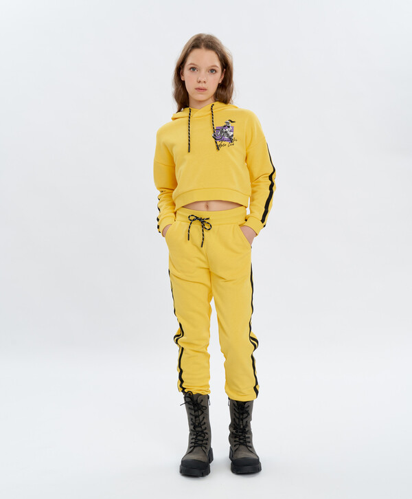 1080 р. 1350 р. Брюки трикотажные желтые Button Blue