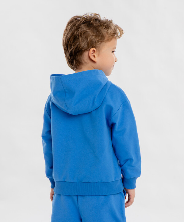 1056 р. 1319 р. Худи оверсайз с капюшоном синее детское Button Blue