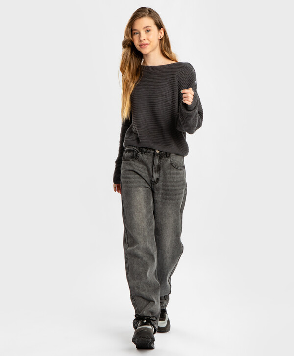 1600 р. 2000 р. Джинсы Regular fit прямого кроя с эффектом варки серые детские от Button Blue