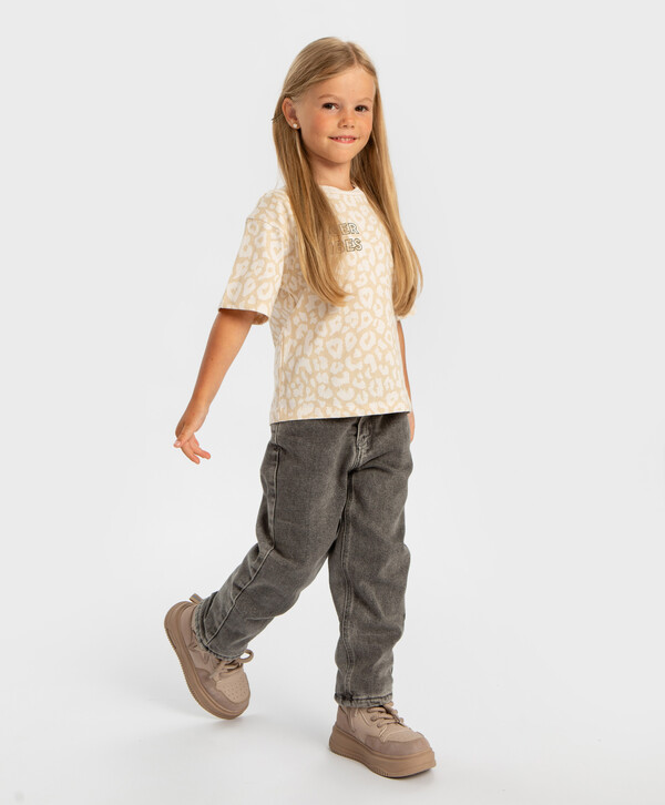 1760 р. 2200 р. Джинсы Carrot fit утепленные серые детские Button Blue
