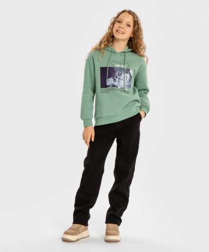 1680 р.  2100 р.  Джинсы утепленные прямые Regular fit черные детские Button Blue