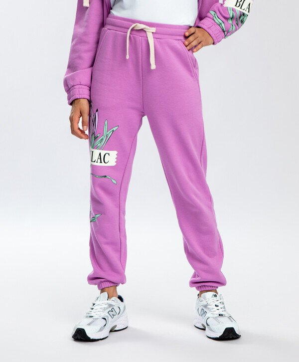 1232 р. 1540 р. Брюки трикотажные фиолетовые Button Blue