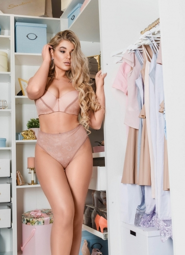 DIMANCHE LINGERIE трусы-бразилиана с высокой талией 3088