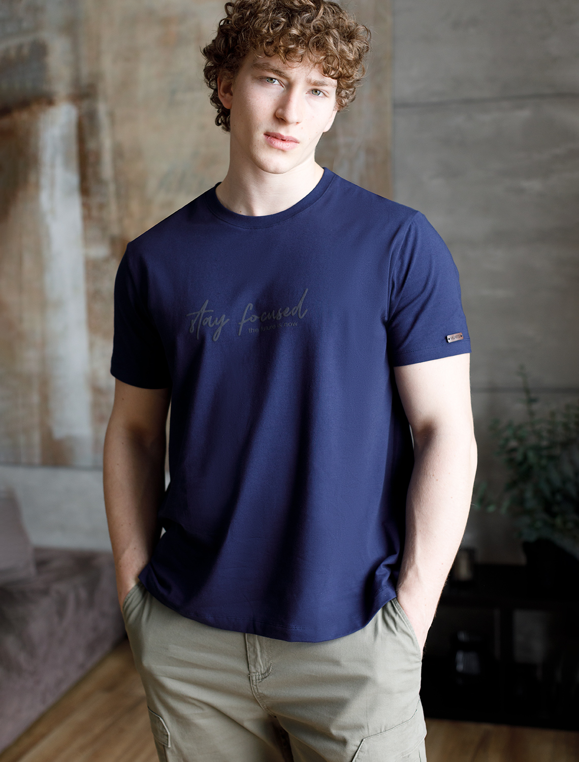 Футболка из премиального хлопка с авторским принтом