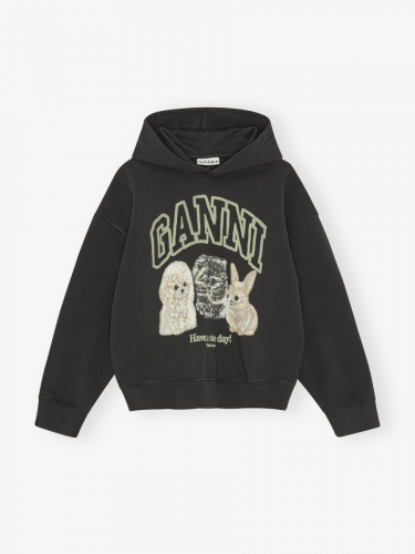 Худи Ganni 5108 черный