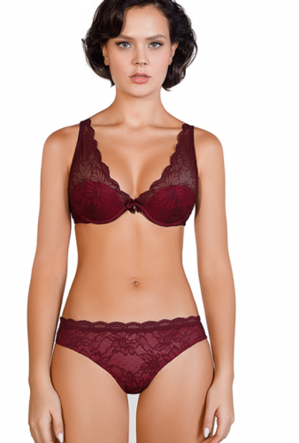  АКЦИЯ 600   Комплект №774643 Lea Mioocchi бралетт бразильяна Magenta/Rosa 