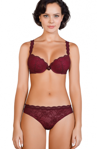  АКЦИЯ 900   Комплект №774343 Lea Mioocchi пуш-ап бразильяна Magenta/Rosa