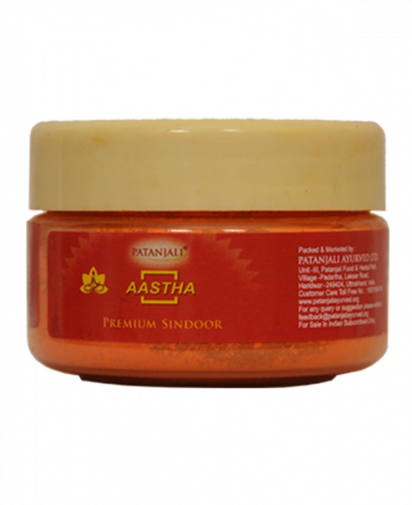 PATANJALI Aastha Sindoor Благовония сыпучие порошковые Синдур 50г