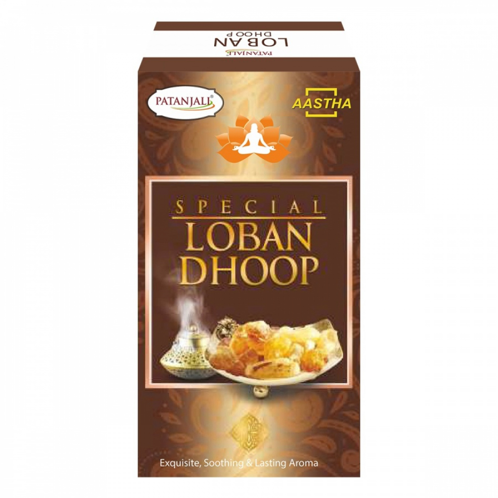 PATANJALI Aastha Special Loban Dhoop Благовония мягкие Дхуп Лобан 10шт