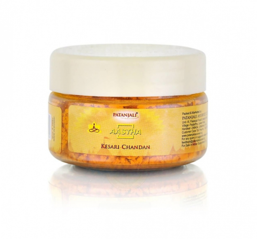 PATANJALI Aastha Chandan Tikka Благовония сыпучие порошковые Сандал - Тикка 25г