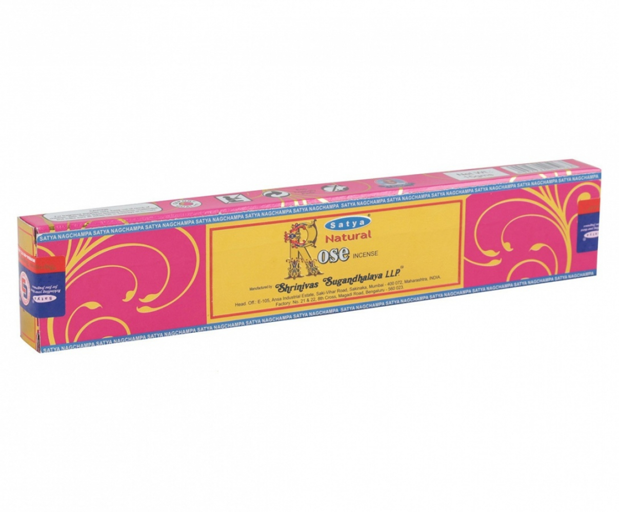 SATYA Natural Rose Incense Благовоние Роза 15г