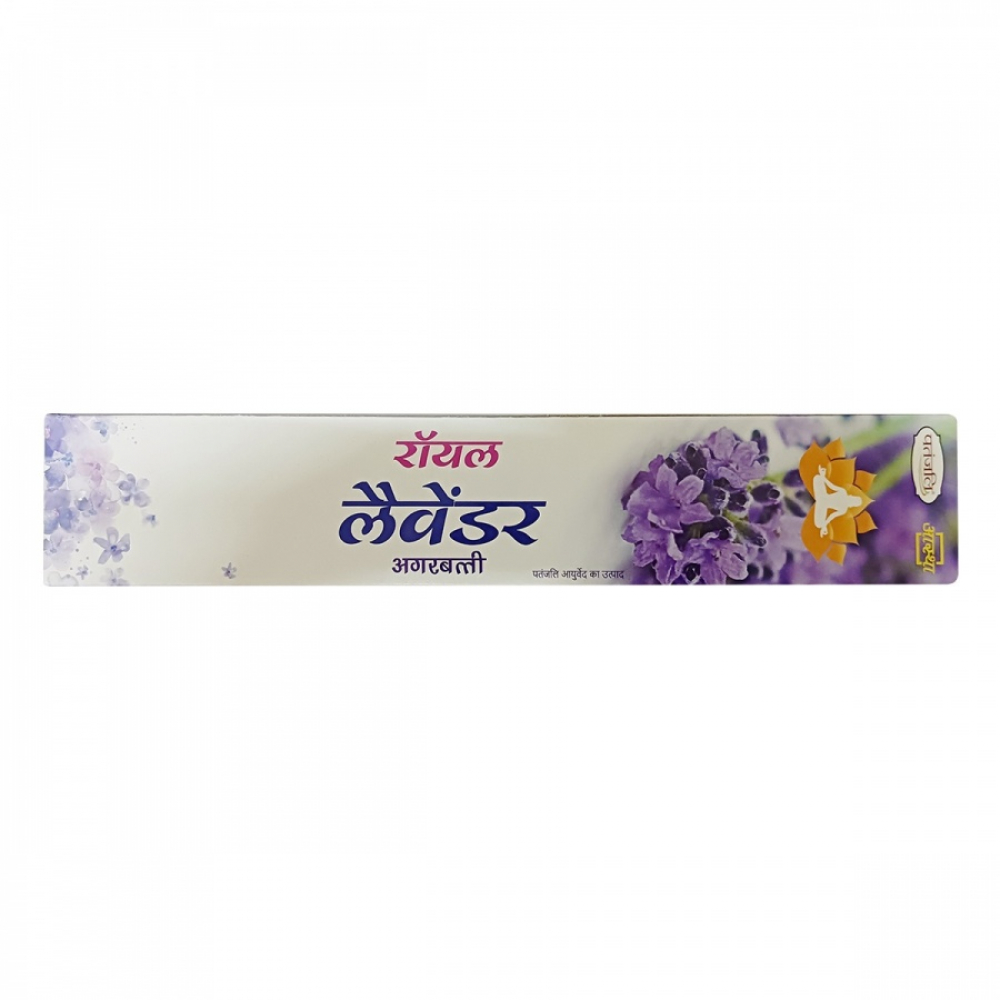 PATANJALI Aastha Royal Lavender Agarbatti Благовоние Лаванда 16г
