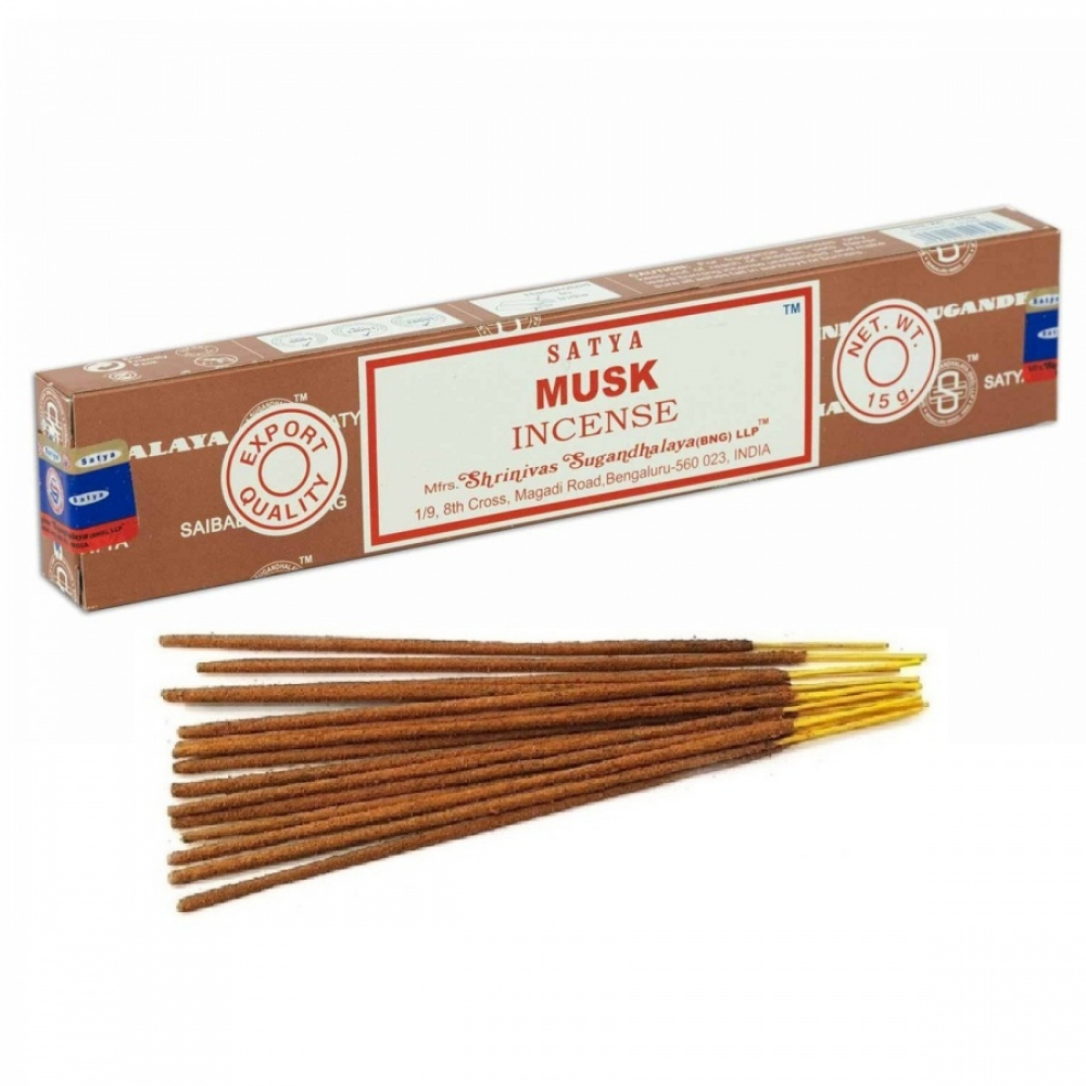 SATYA Musk Incense Благовоние Мускус 15г