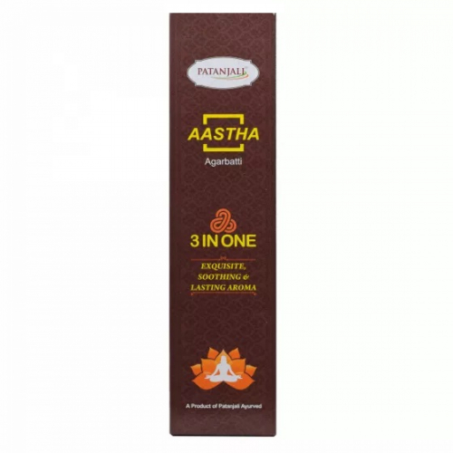 PATANJALI Aastha Royal 3-In-One  Благовоние 3 в 1 16г