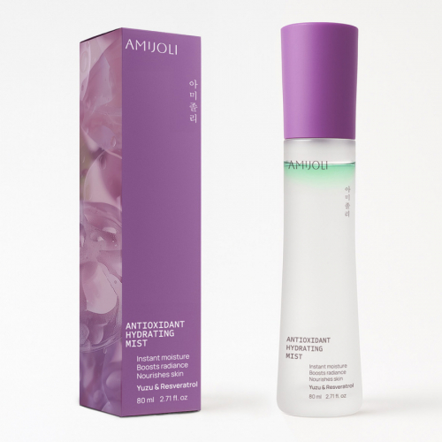 Двухфазный антиоксидантный мист c экстрактом юдзу и ресвератролом AMIJOLI Antioxidant Hydrating Mist Yuzu&Resveratrol  80мл