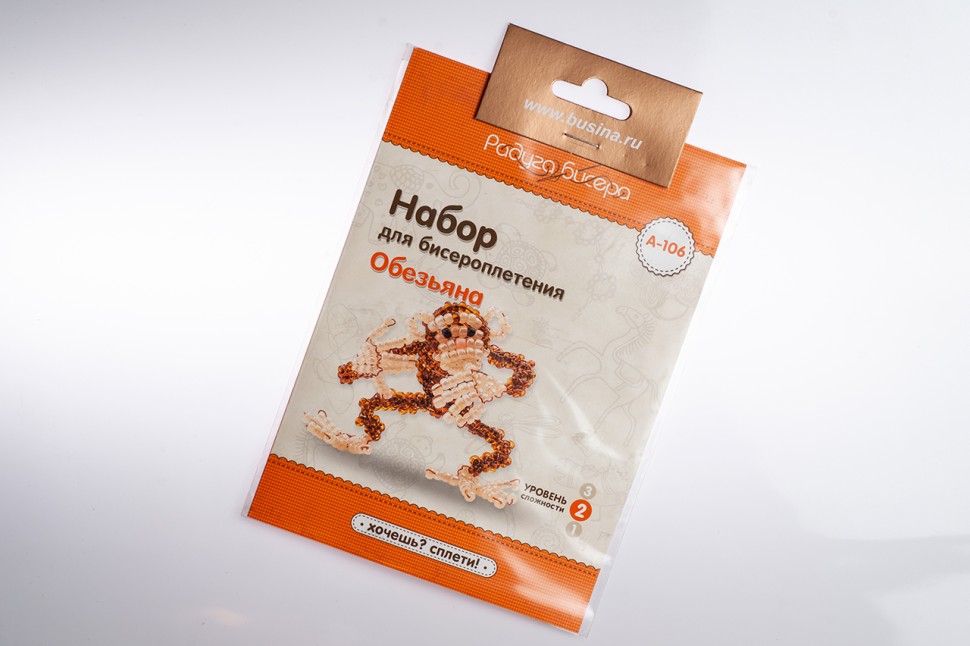 Набор для бисероплетения А-106 Обезьяна,