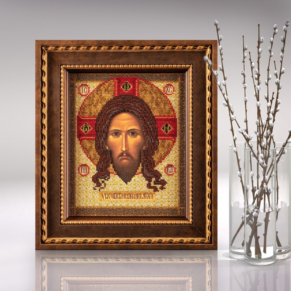 Набор для вышивания бисером Радуга Бисера В-149 Спас Нерукотворный, 19*25 см