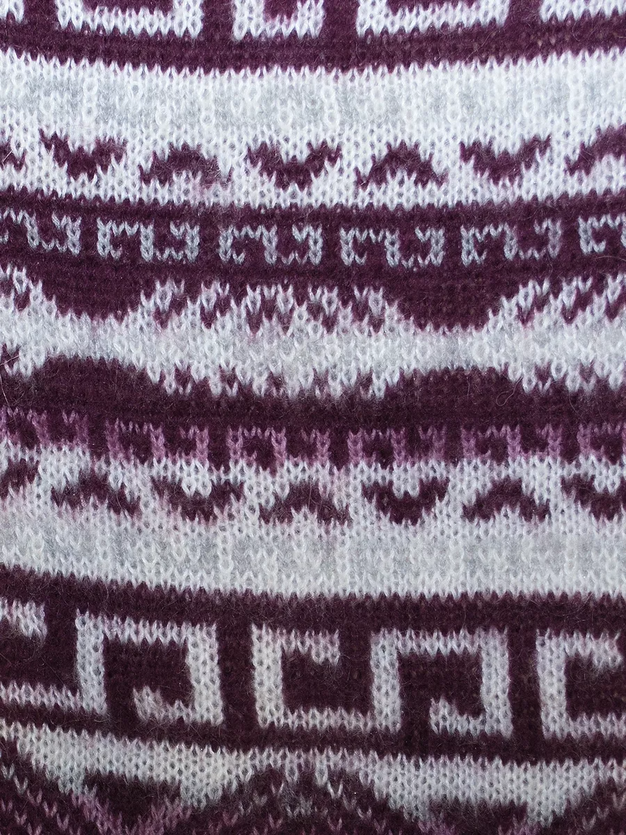 Комплект зимний женский шапка+шарф Зима (Цвет бордовый), размер 56-58, шерсть 30%, мохер 50%