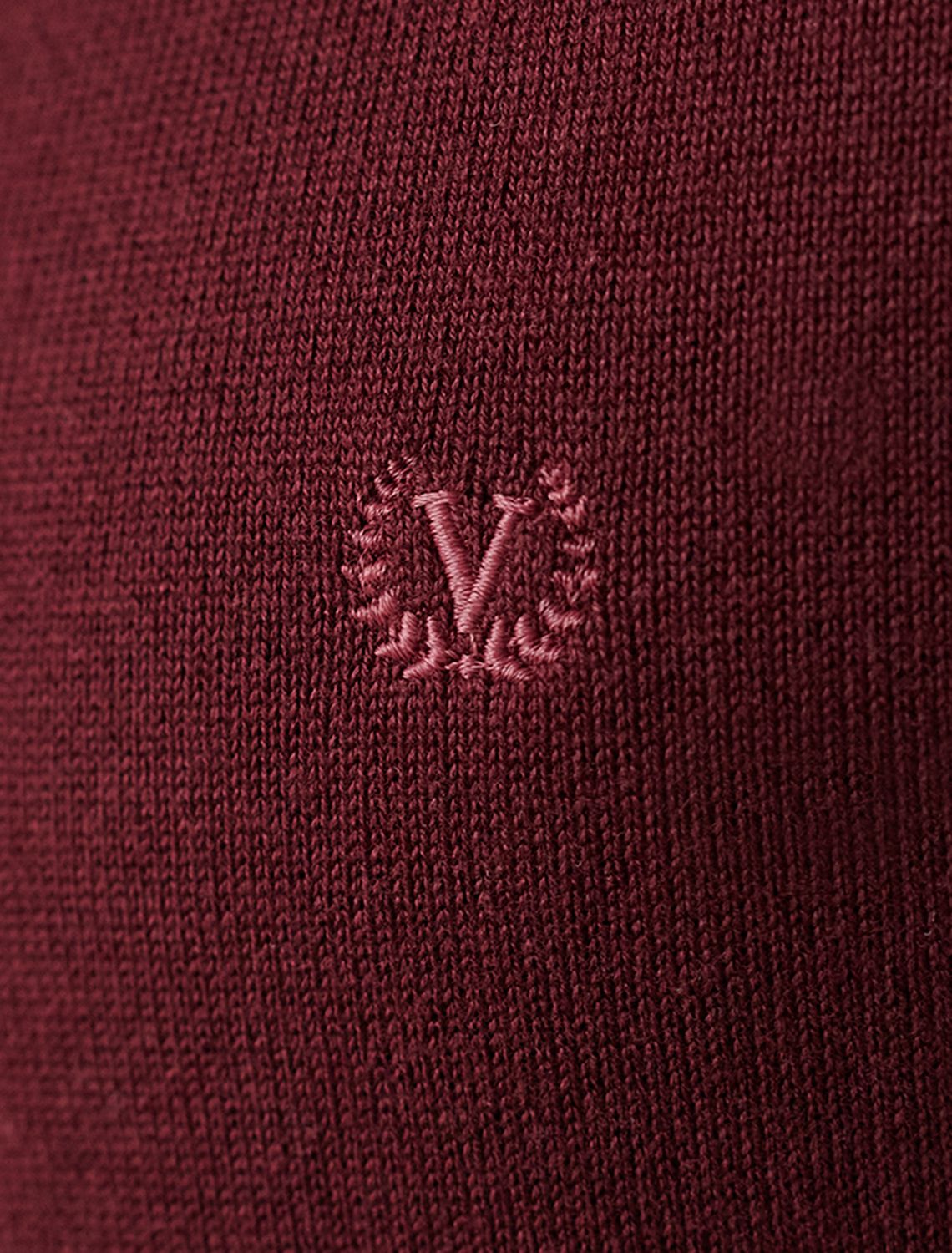 Свитер из хлопка с нейлоном U34.000 бургунди
