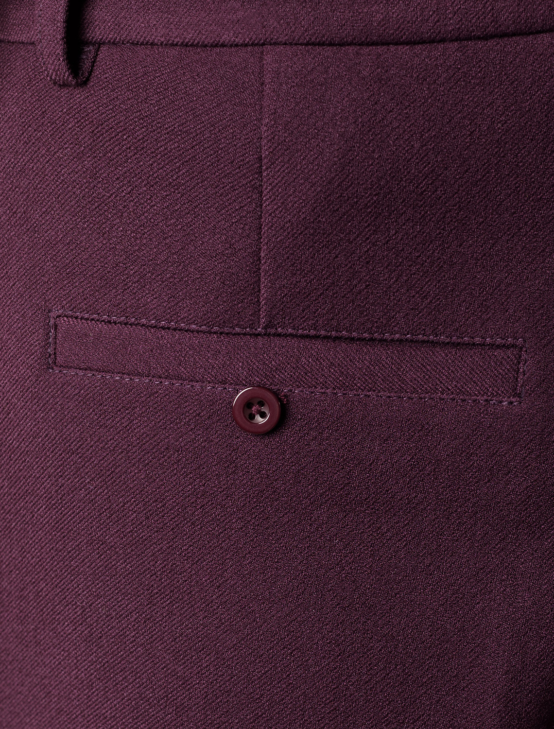 Прямые брюки из супер-плотной эластичной поливискозы D24.287 бургунди