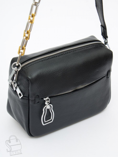 Сумка женская кожаная 2044-9NN black Natale Navetta