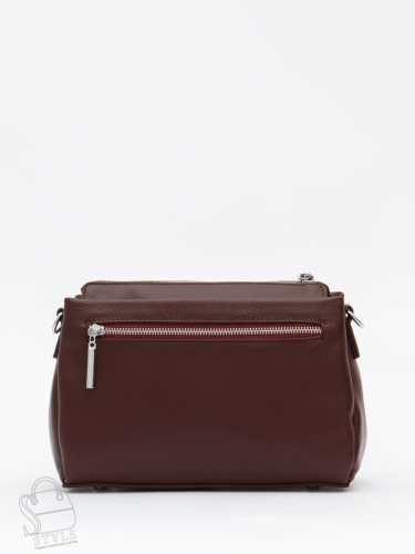 Сумка женская кожаная 1025C burgundy red Polina&Eiterou в Новосибирске