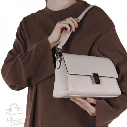 Сумка женская кожаная 2011VG off white Vitelli Grassi
