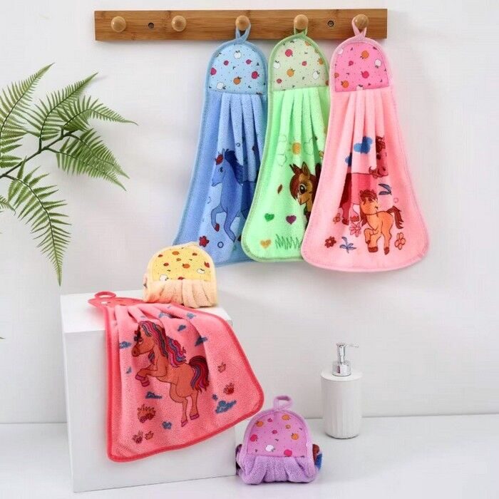 Детское полотенце из плюшевой микрофибры
