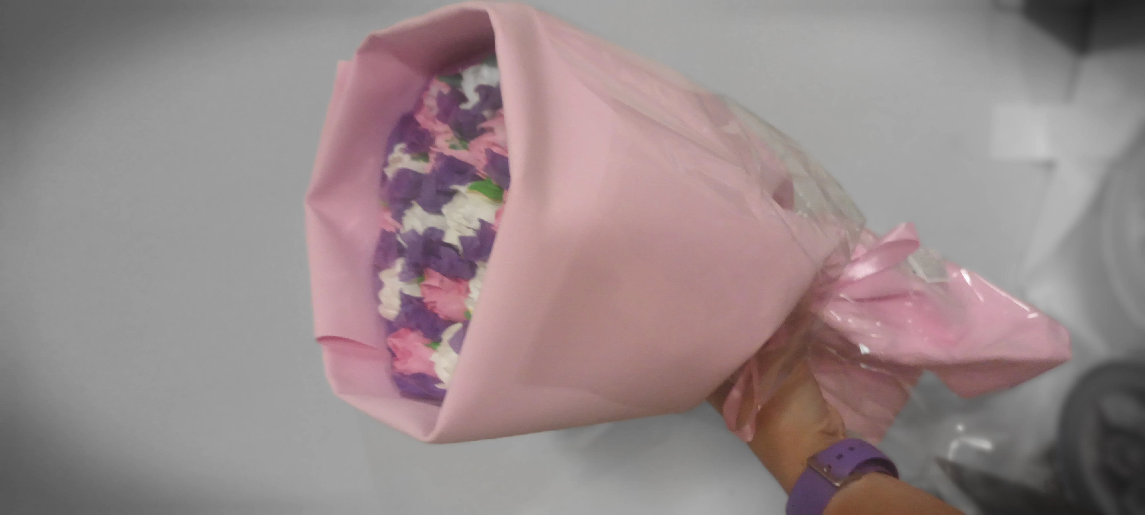 букет маленький зефирные цветы