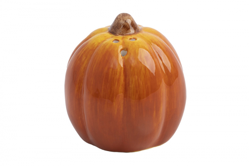 Емкость для соли или перца, 7 см, керамика, оранжевая, Тыква, Bright pumpkin, 63554