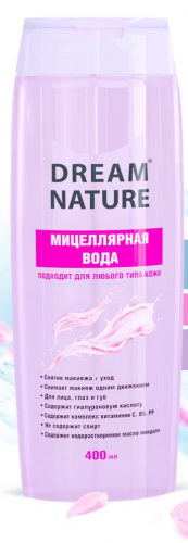 Dream Nature Мицеллярная вода для всех типов кожи 400мл.(24)
