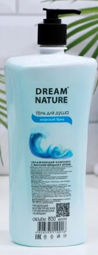 Dream Nature Гель для душа (дозатор-800мл) 