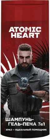 Atomic Heart для мужчин Шампунь-гель-пена увлажняющий 3в1 (400мл).6 /98048/
