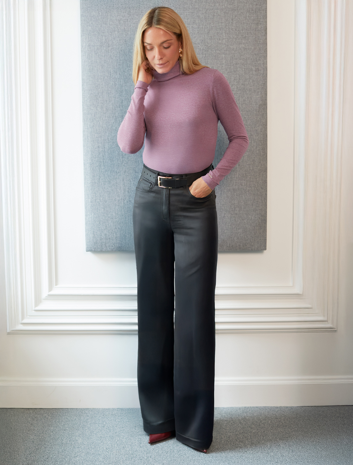 Водолазка из премиального хлопка с эластаном